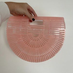 Cult Gaia Baby Pink Ark Bag